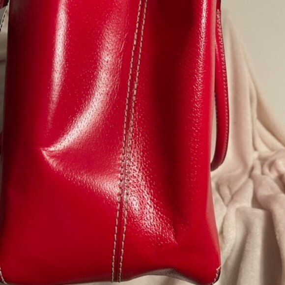 Kate Spade, NWT Wellesley Fallon X-Large Red Tote RETAIL $425 - Picture 4 of 12